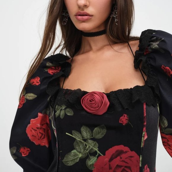 For Love and Lemons Yara Mini Dress - Picture 3 of 3